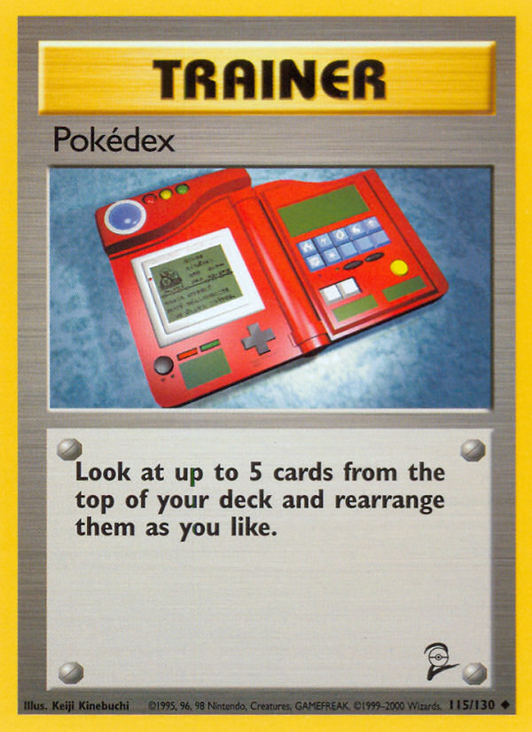 Pokedex (115/130) [Base Set 2] | Clutch Gaming