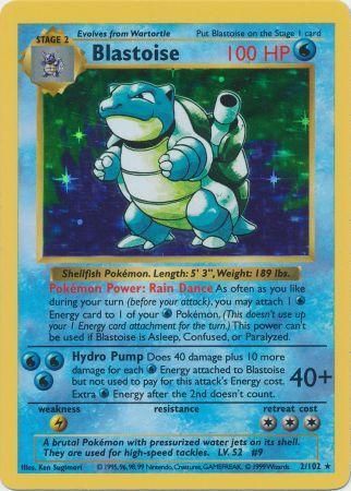 Blastoise (2/102) [Base Set Shadowless Unlimited] | Clutch Gaming