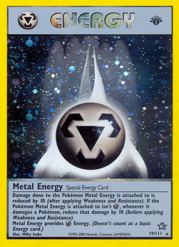 Metal Energy (19/111) [Neo Genesis 1st Edition] | Clutch Gaming