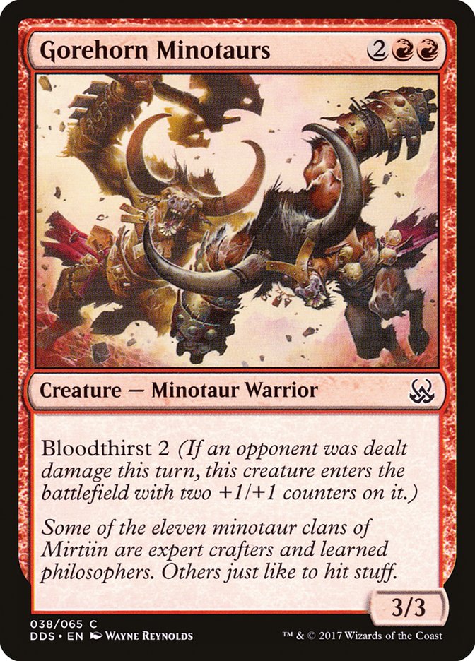 Gorehorn Minotaurs [Duel Decks: Mind vs. Might] | Clutch Gaming