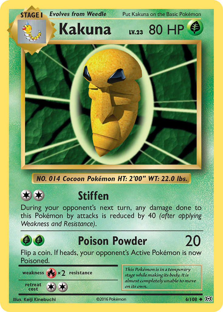 Kakuna (6/108) [XY: Evolutions] | Clutch Gaming