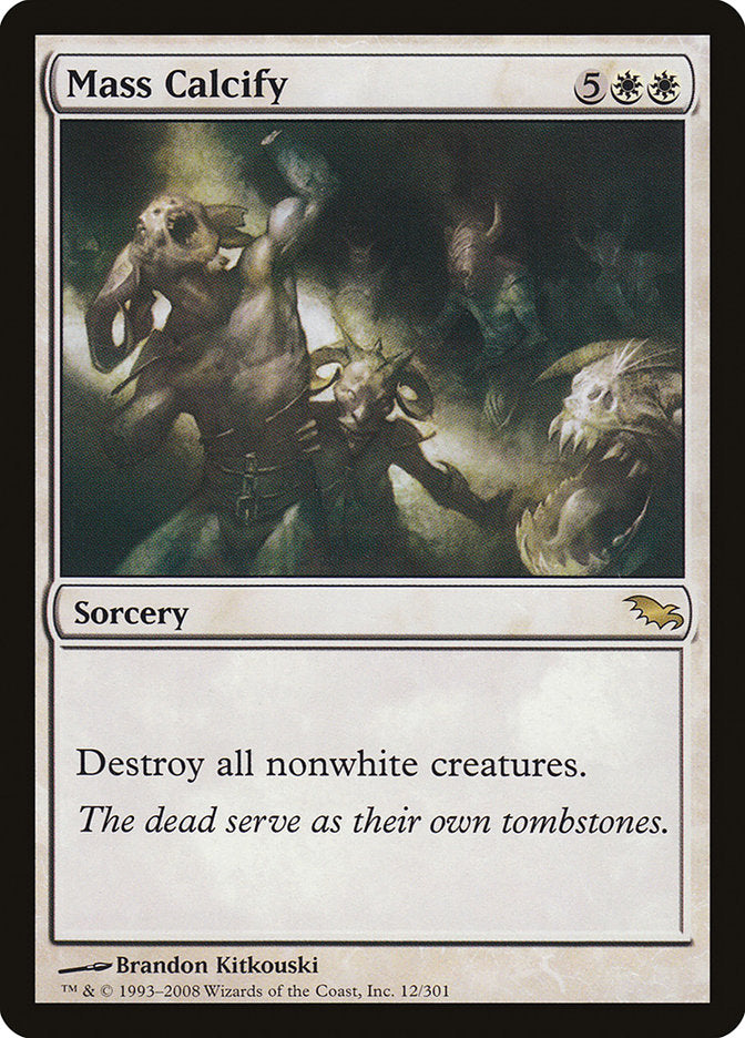 Mass Calcify [Shadowmoor] | Clutch Gaming
