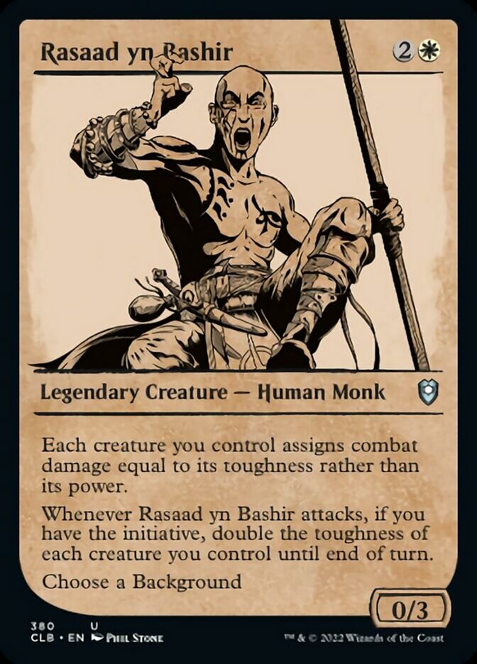 Rasaad yn Bashir (Showcase) [Commander Legends: Battle for Baldur's Gate] | Clutch Gaming