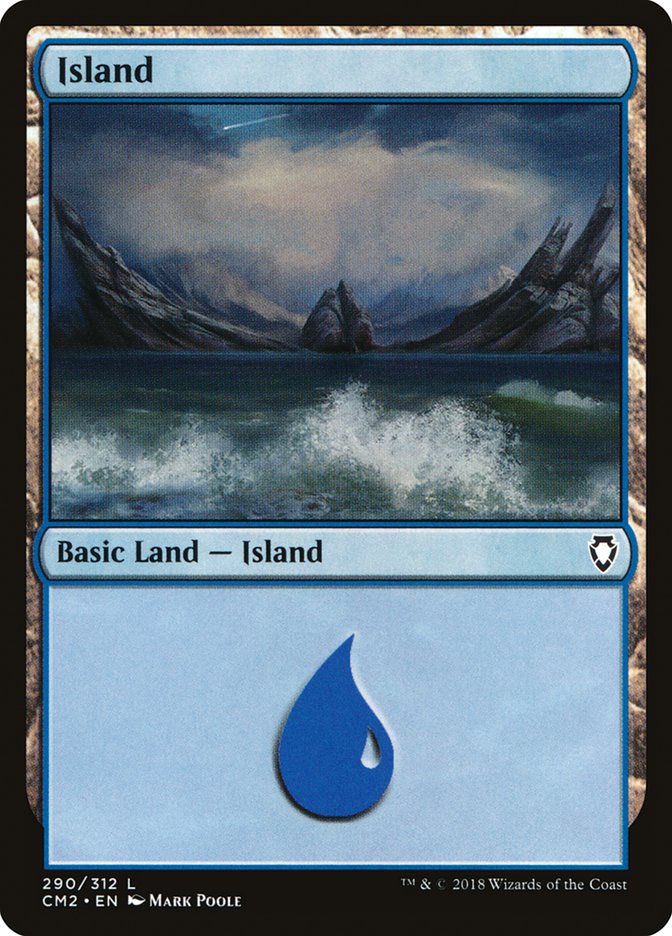 Island (290) [Commander Anthology Volume II] | Clutch Gaming