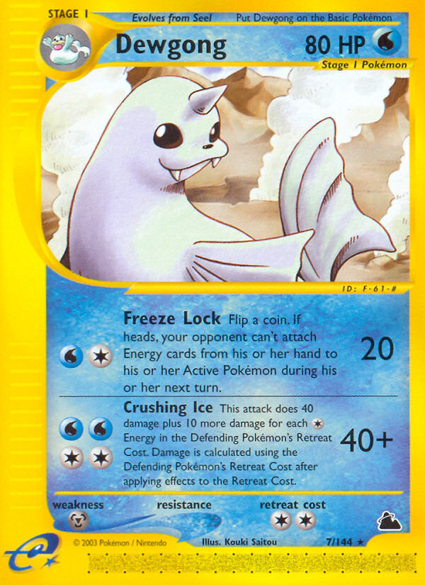 Dewgong (7/144) [Skyridge] | Clutch Gaming