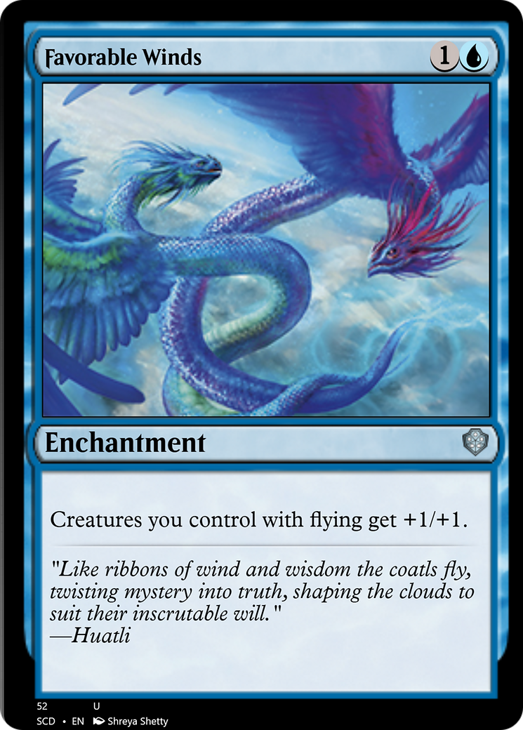 Favorable Winds [Starter Commander Decks] | Clutch Gaming