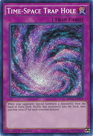 Time-Space Trap Hole [MP15-EN119] Secret Rare | Clutch Gaming