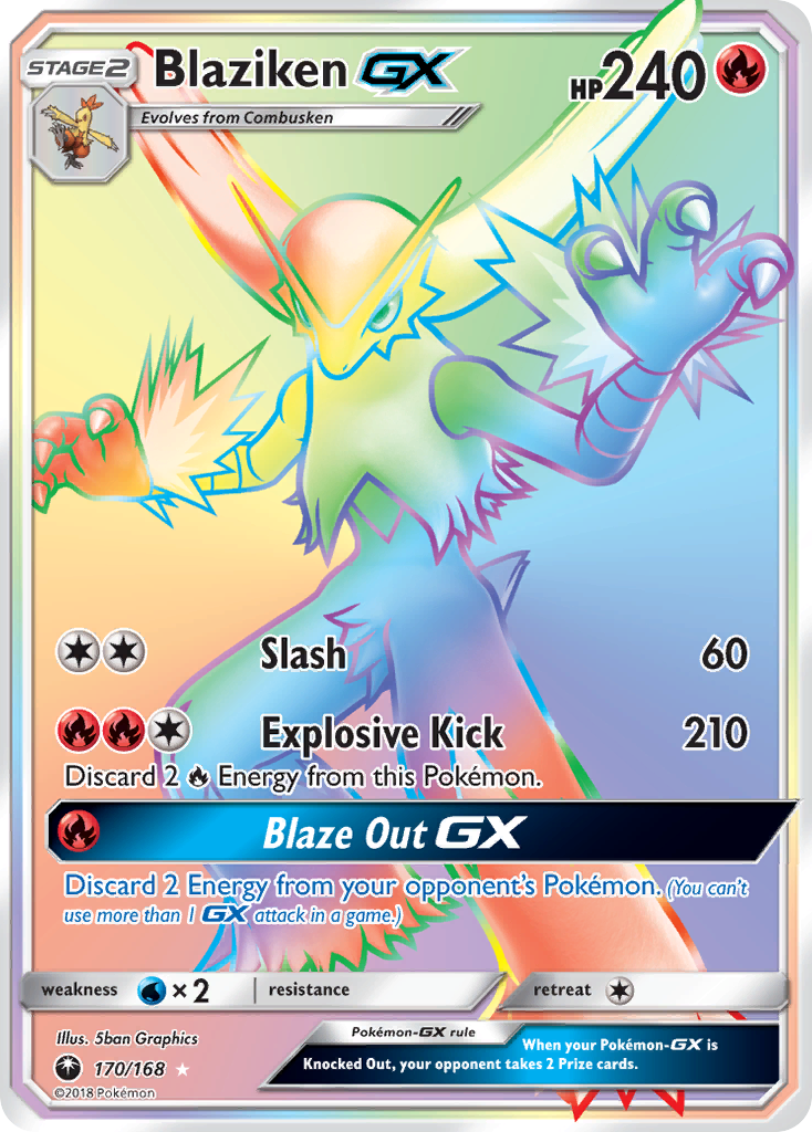 Blaziken GX (170/168) [Sun & Moon: Celestial Storm] | Clutch Gaming