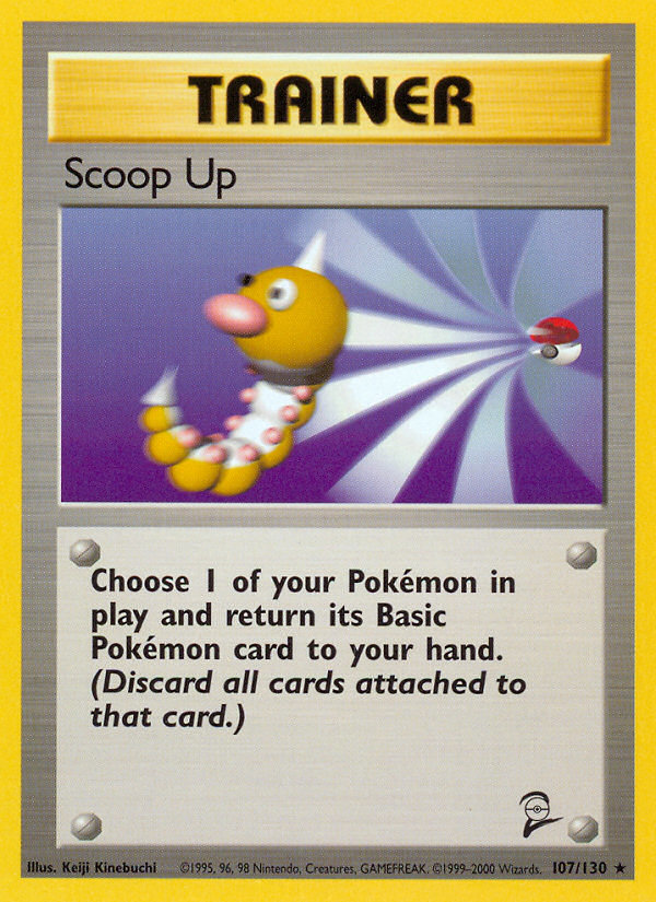 Scoop Up (107/130) [Base Set 2] | Clutch Gaming