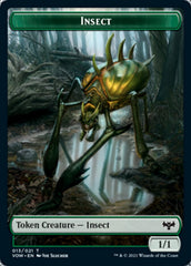 Insect // Spirit (003) Double-Sided Token [Innistrad: Crimson Vow Tokens] | Clutch Gaming