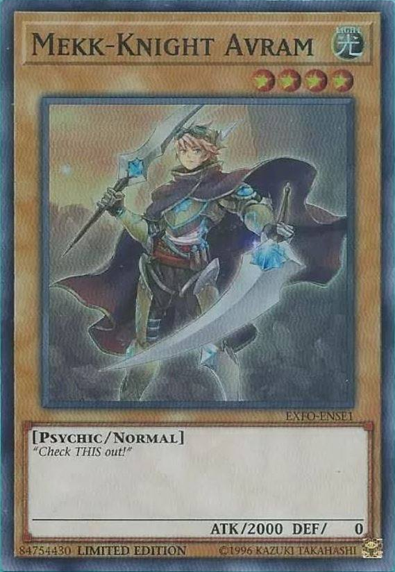 Mekk-Knight Avram [EXFO-ENSE1] Super Rare | Clutch Gaming