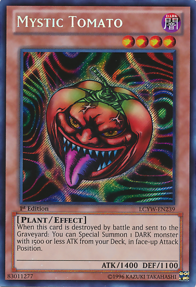 Mystic Tomato [LCYW-EN239] Secret Rare | Clutch Gaming