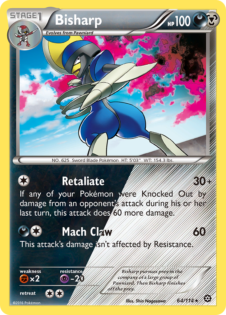 Bisharp (64/114) [XY: Steam Siege] | Clutch Gaming