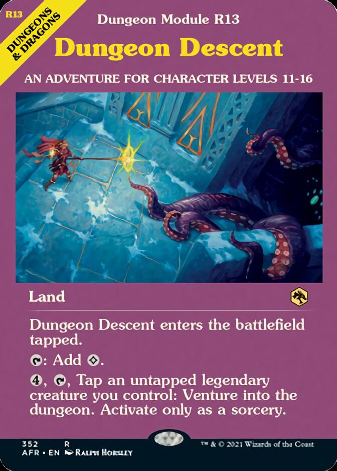 Dungeon Descent (Dungeon Module) [Dungeons & Dragons: Adventures in the Forgotten Realms] | Clutch Gaming