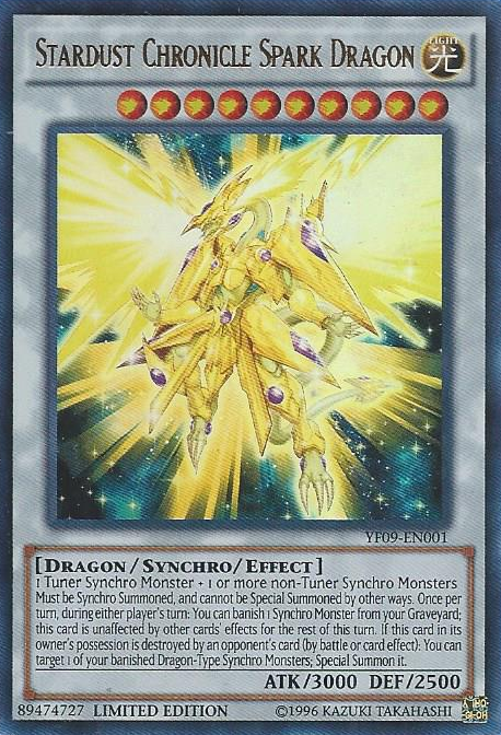 Stardust Chronicle Spark Dragon [YF09-EN001] Ultra Rare | Clutch Gaming