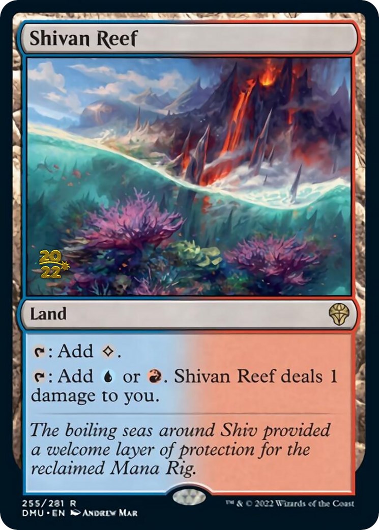 Shivan Reef [Dominaria United Prerelease Promos] | Clutch Gaming