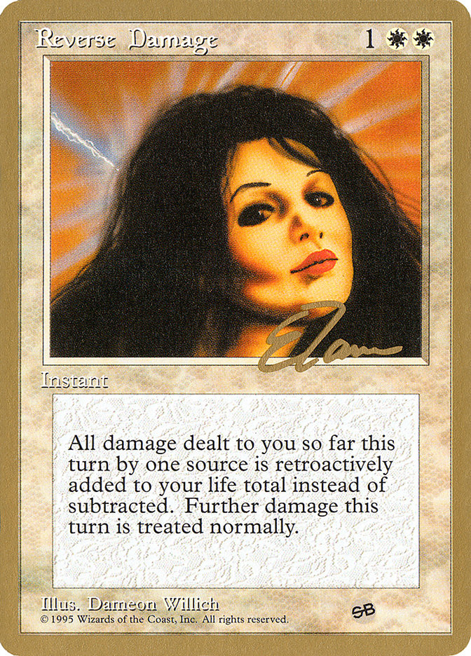 Reverse Damage (Eric Tam) (SB) [Pro Tour Collector Set] | Clutch Gaming