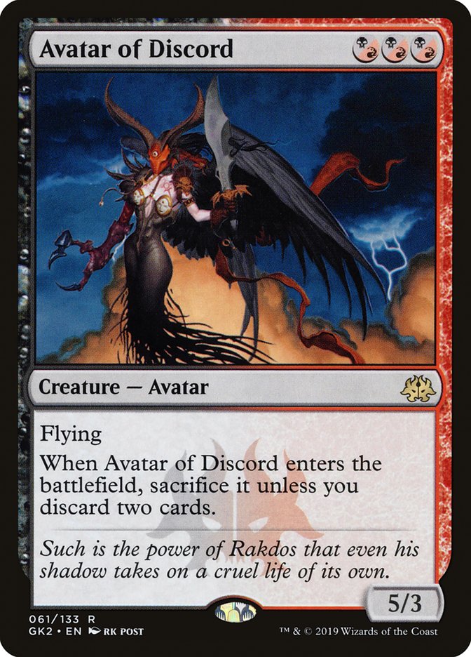 Avatar of Discord [Ravnica Allegiance Guild Kit] | Clutch Gaming