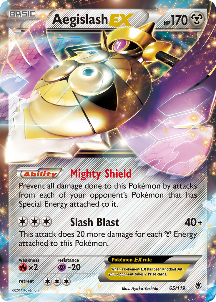 Aegislash EX (65/119) [XY: Phantom Forces] | Clutch Gaming