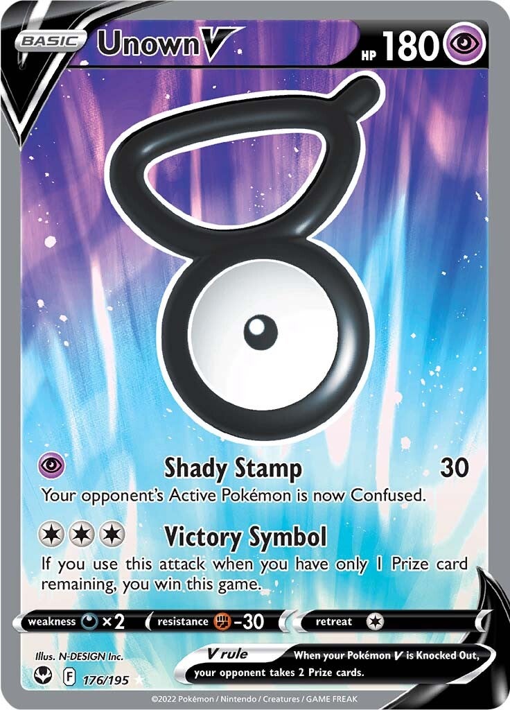 Unown V (176/195) [Sword & Shield: Silver Tempest] | Clutch Gaming