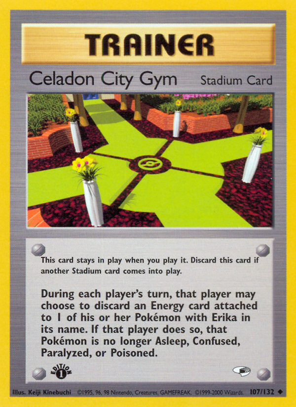 Celadon City Gym (107/132) [Gym Heroes 1st Edition] | Clutch Gaming