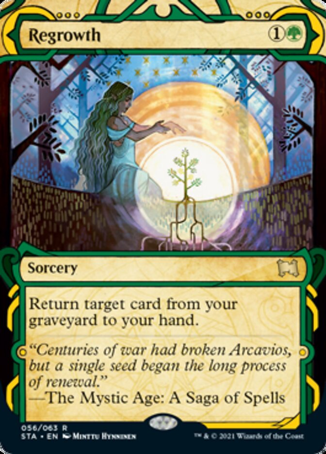 Regrowth (Foil Etched) [Strixhaven: School of Mages Mystical Archive] | Clutch Gaming