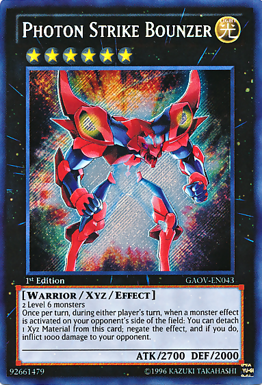 Photon Strike Bounzer [GAOV-EN043] Secret Rare | Clutch Gaming