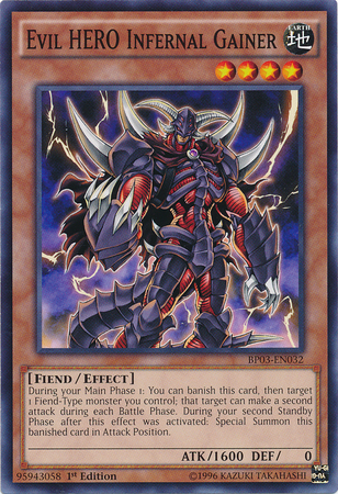 Evil HERO Infernal Gainer [BP03-EN032] Common | Clutch Gaming