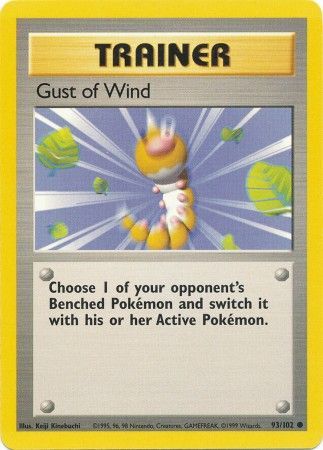 Gust of Wind (93/102) [Base Set Unlimited] | Clutch Gaming