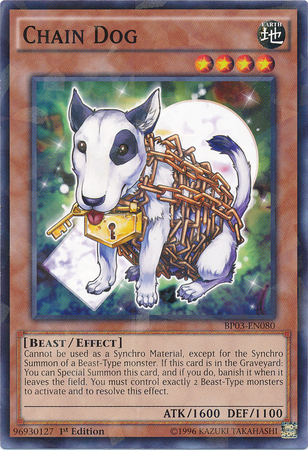 Chain Dog [BP03-EN080] Shatterfoil Rare | Clutch Gaming