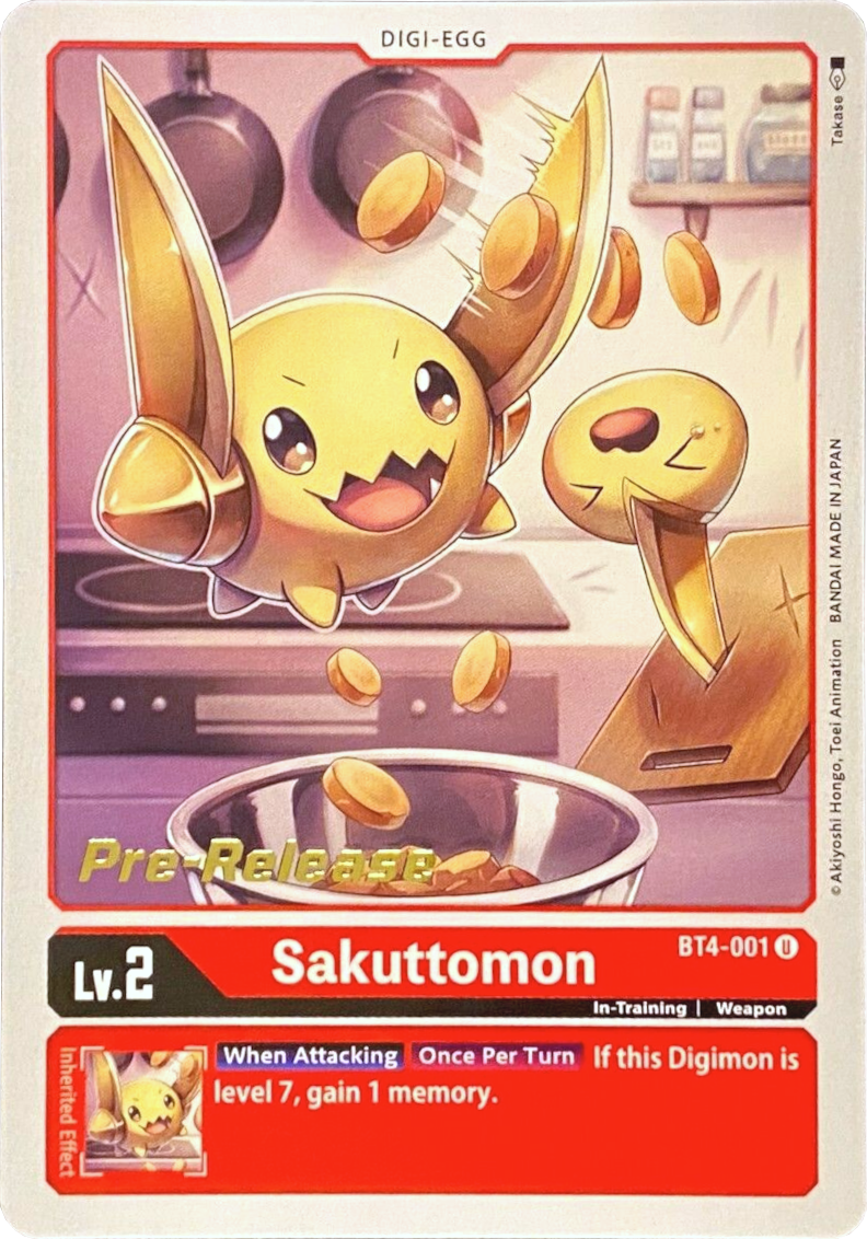 Sakuttomon [BT4-001] [Great Legend Pre-Release Promos] | Clutch Gaming