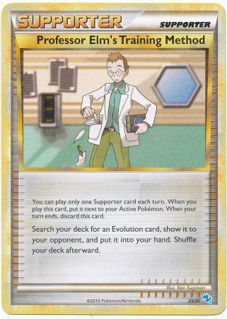 Professor Elm's Training Method (25/30) [HeartGold & SoulSilver: Trainer Kit - Gyarados] | Clutch Gaming