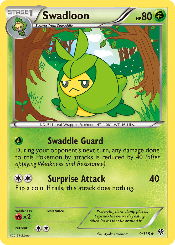 Swadloon (9/135) [Black & White: Plasma Storm] | Clutch Gaming