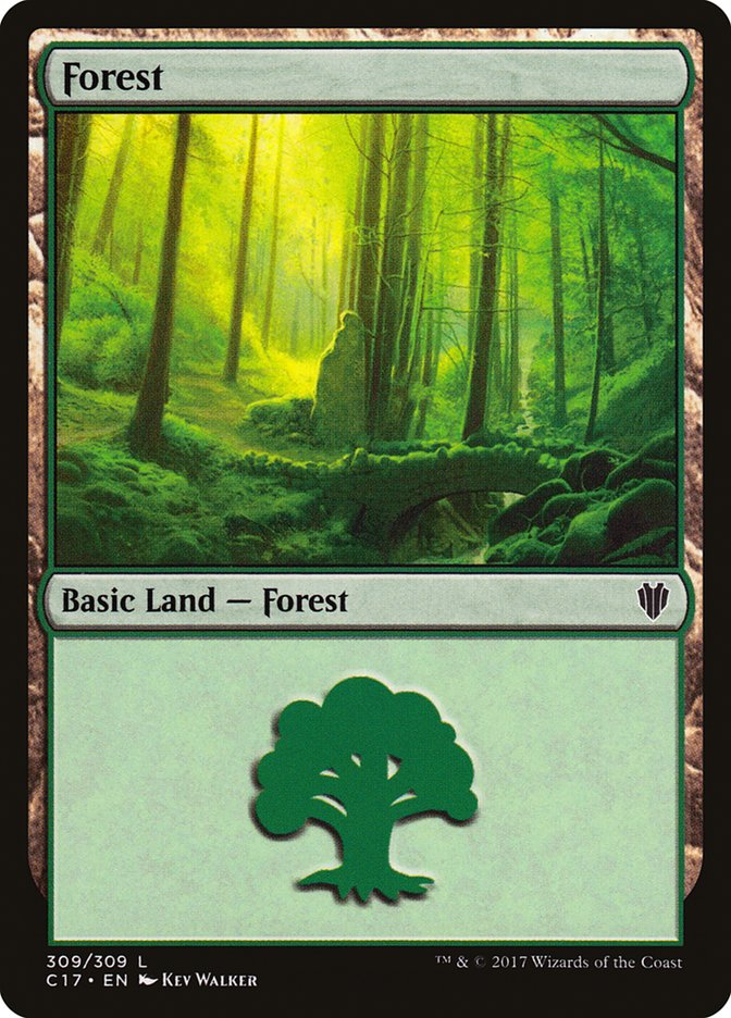 Forest (309) [Commander 2017] | Clutch Gaming