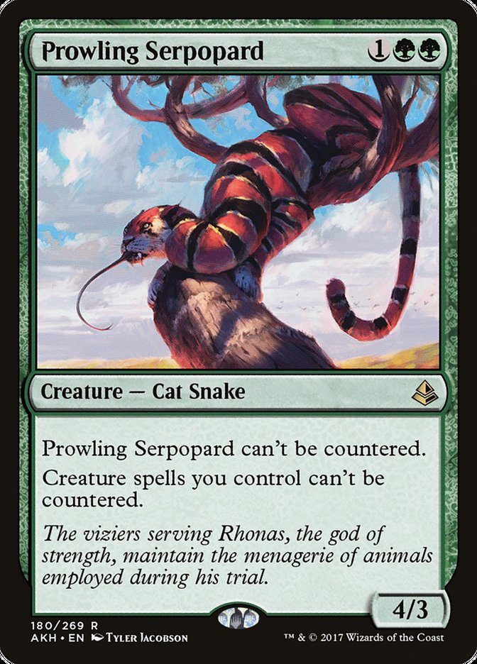 Prowling Serpopard [Amonkhet] | Clutch Gaming