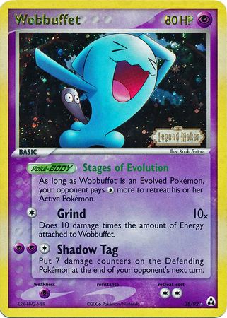 Wobbuffet (28/92) (Stamped) [EX: Legend Maker] | Clutch Gaming