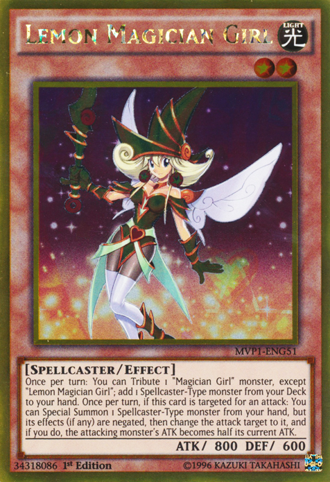 Lemon Magician Girl [MVP1-ENG51] Gold Rare | Clutch Gaming