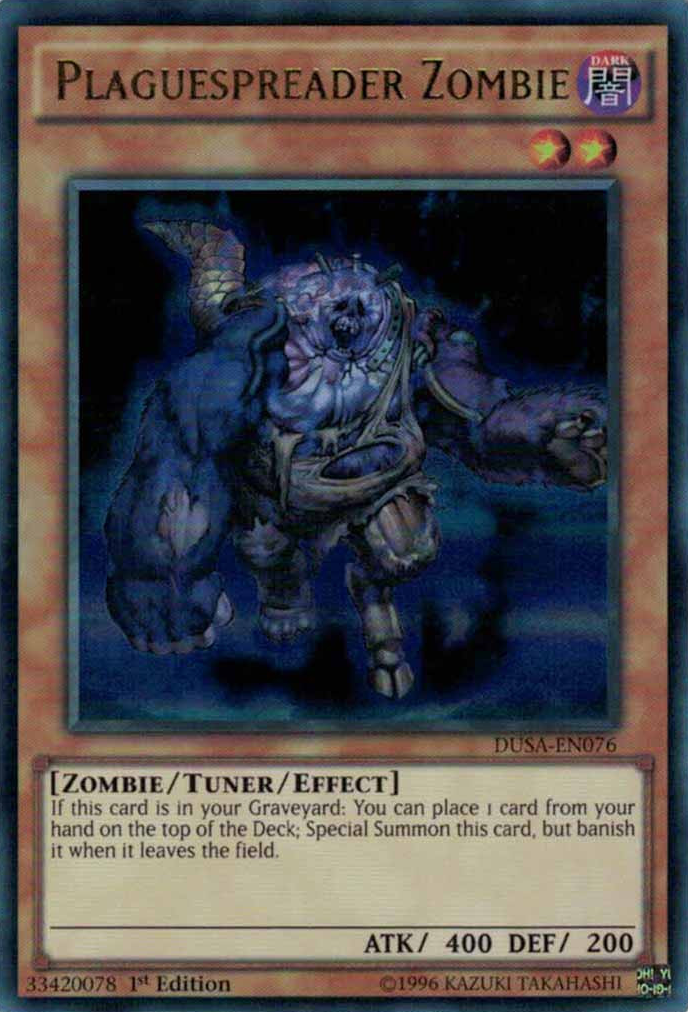 Plaguespreader Zombie [DUSA-EN076] Ultra Rare | Clutch Gaming