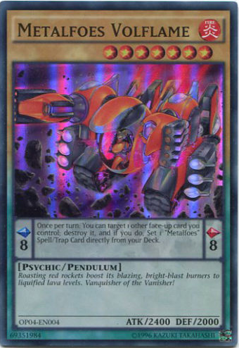 Metalfoes Volflame [OP04-EN004] Super Rare | Clutch Gaming