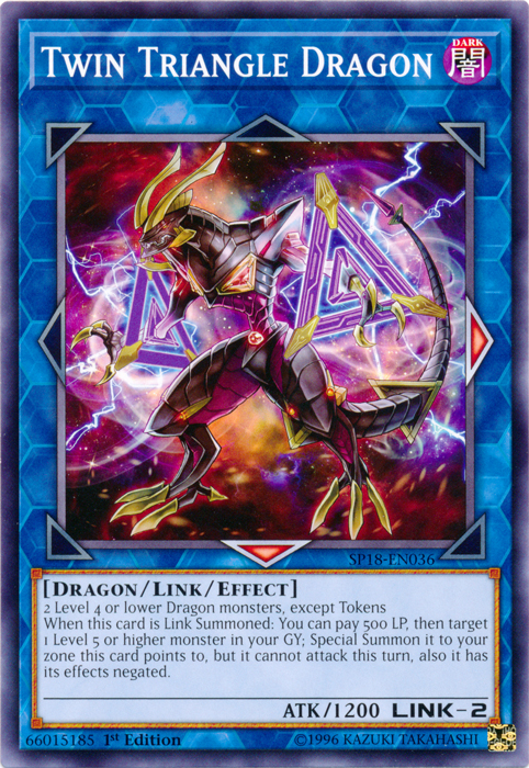 Twin Triangle Dragon [SP18-EN036] Common | Clutch Gaming