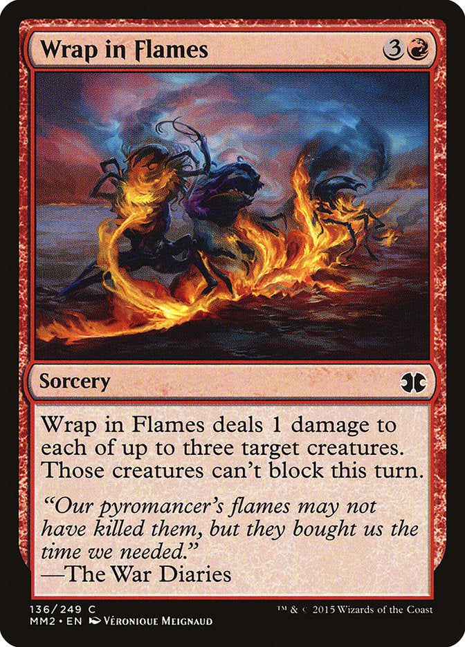 Wrap in Flames [Modern Masters 2015] | Clutch Gaming