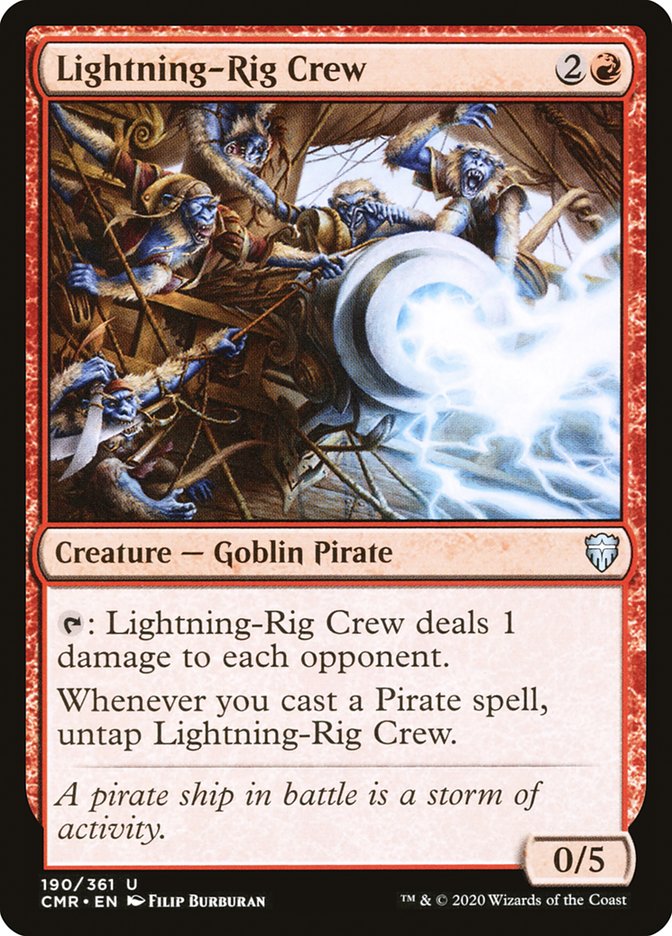 Lightning-Rig Crew [Commander Legends] | Clutch Gaming