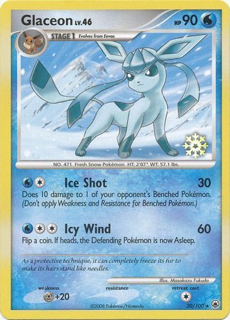 Glaceon (20/100) [Countdown Calendar Promos] | Clutch Gaming