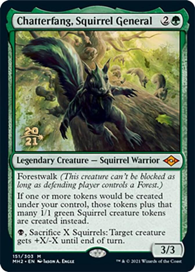 Chatterfang, Squirrel General [Modern Horizons 2 Prerelease Promos] | Clutch Gaming