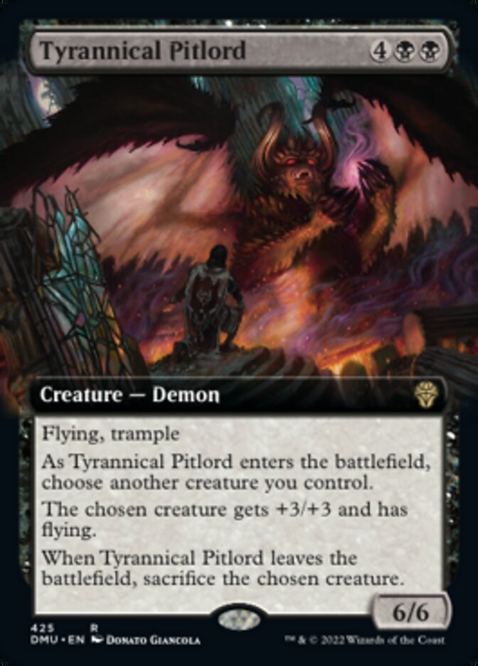 Tyrannical Pitlord (Extended Art) [Dominaria United] | Clutch Gaming