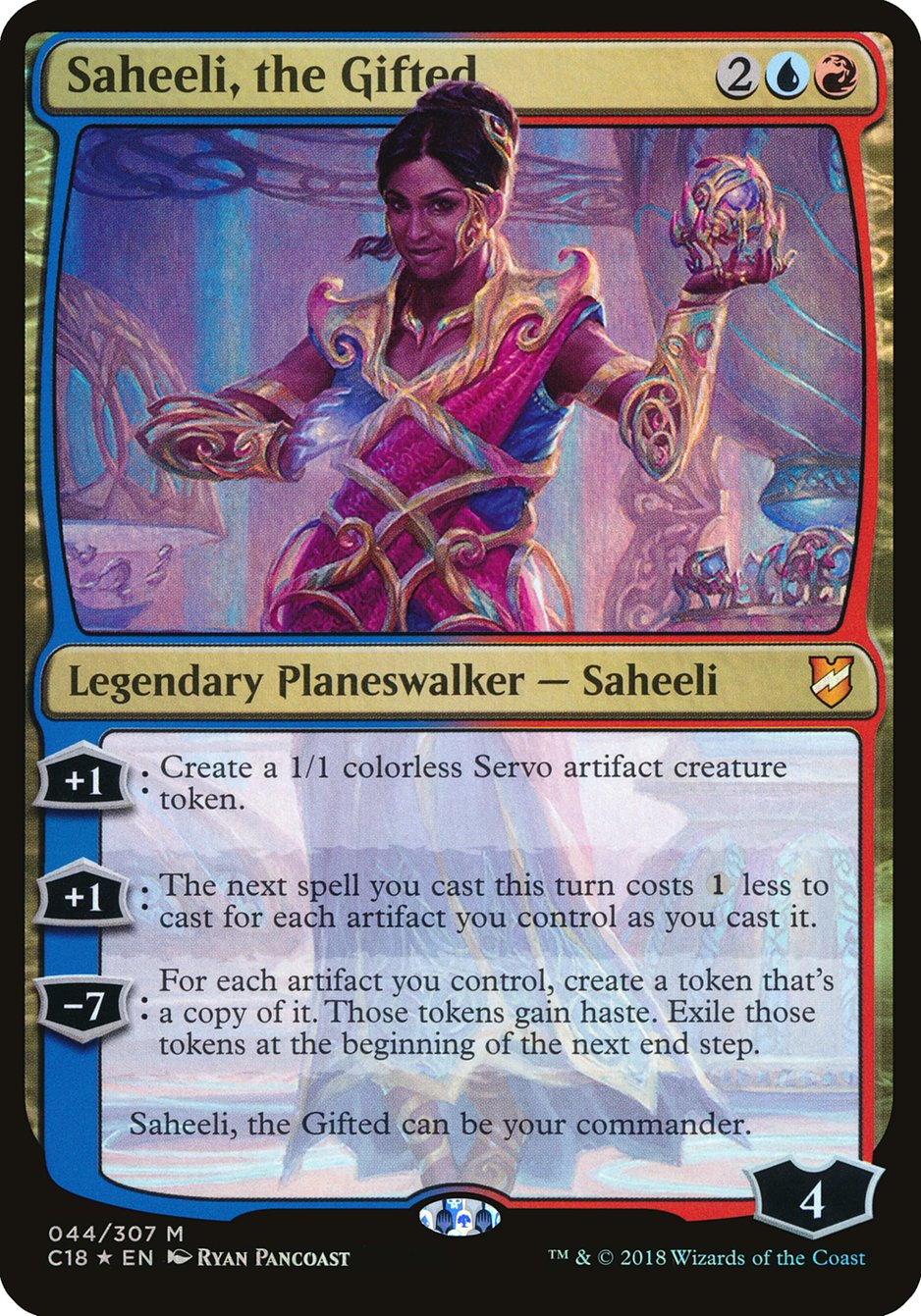 Saheeli, the Gifted (Oversized) [Commander 2018 Oversized] | Clutch Gaming