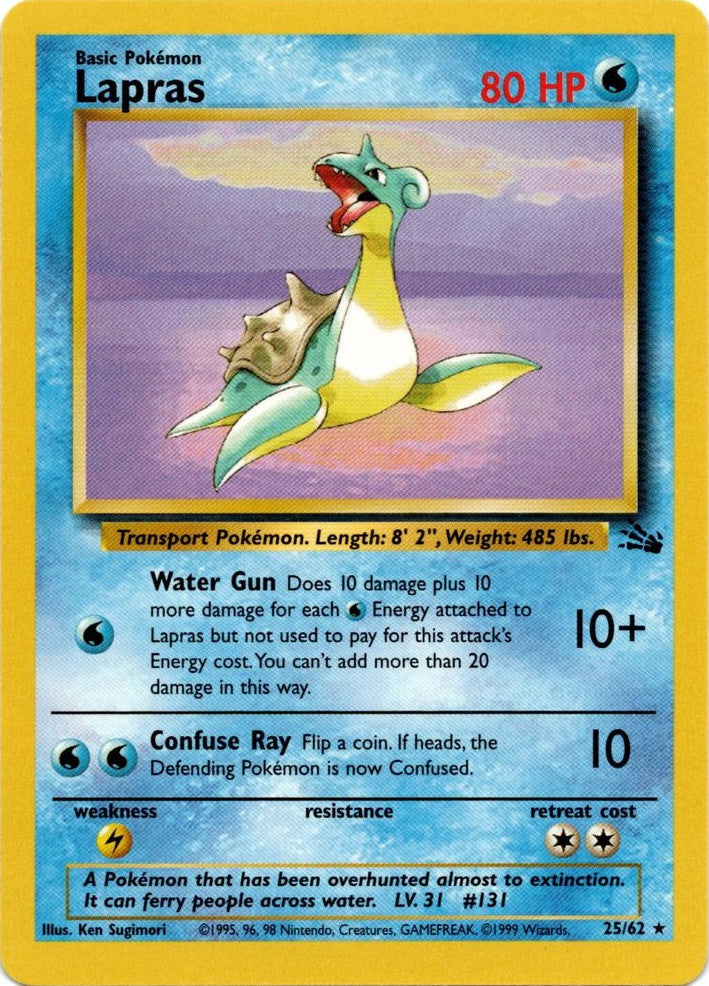 Lapras (25/62) [Fossil Unlimited] | Clutch Gaming