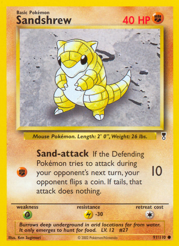 Sandshrew (91/110) [Legendary Collection] | Clutch Gaming