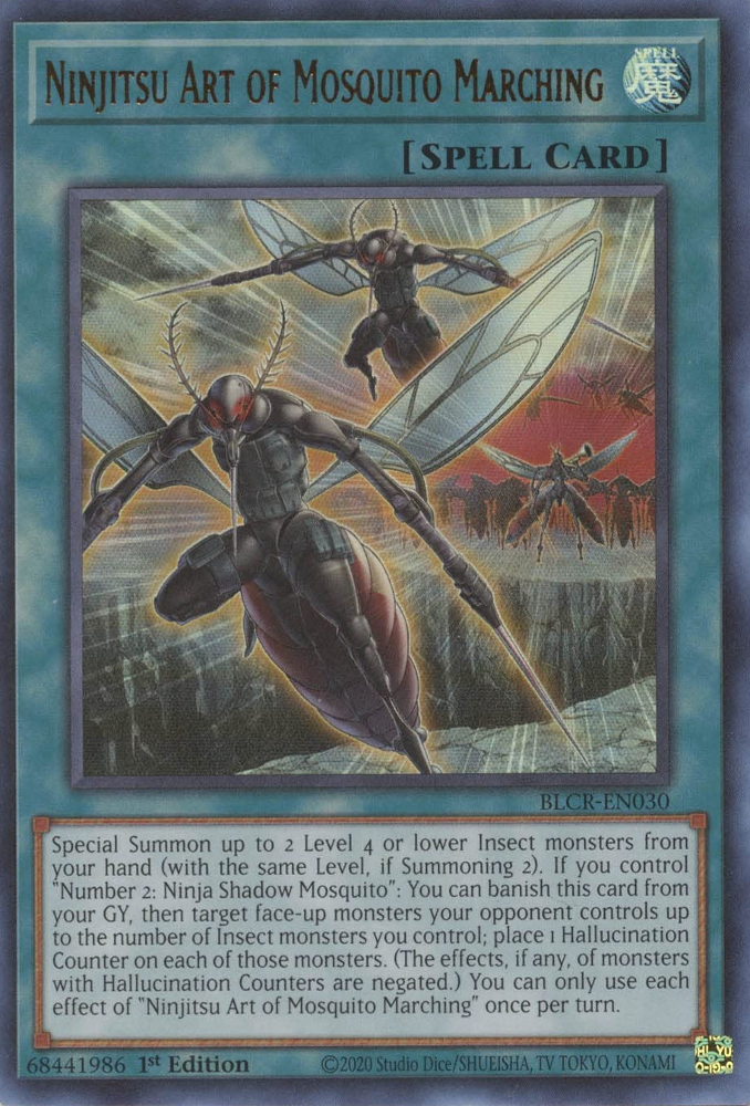 Ninjitsu Art of Mosquito Marching [BLCR-EN030] Ultra Rare | Clutch Gaming