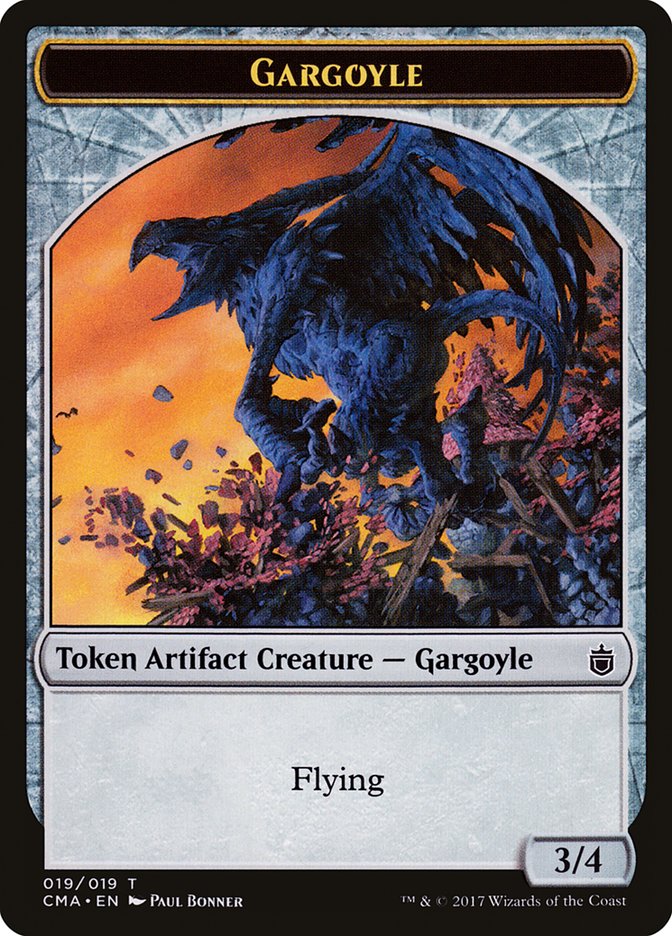 Gargoyle Token [Commander Anthology Tokens] | Clutch Gaming